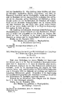 Einjähriger freiwilliger Militärdienst der Zöglinge der Schweitzerschen Handelsschule in Berlin : [II. Gymnasien und Realschulen]