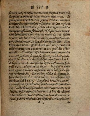 Diss. inaug. de actione funeraria : lingua vernacula: Von denen Leich-Bestattungs-Kosten, wer solche abzutragen verbunden