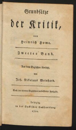 Bd. 2: Grundsätze der Kritik