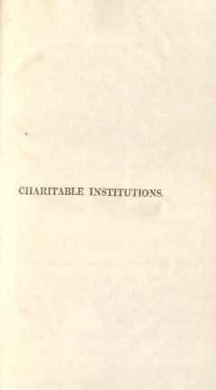 Charitable Institutions