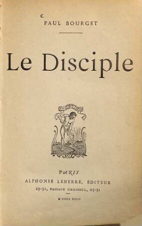 Le disciple
