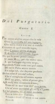 Del Purgatorio