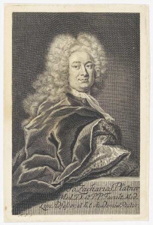 Bildnis des Jo. Zacharias Platner