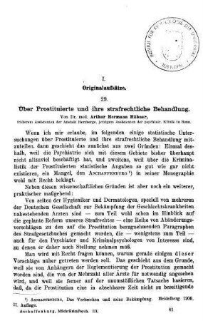 641-651, Über Prostituierte und ihre strafrechtliche Behandlung