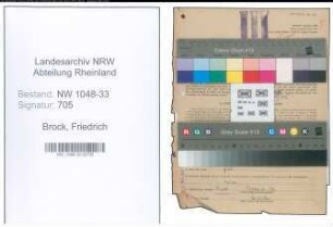 Entnazifizierung Friedrich Brock , geb. 28.10.1901 (Lehrer)