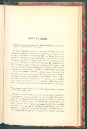 Los impuestos municipales y las empresas ferroviarias, por Teodoro Becú