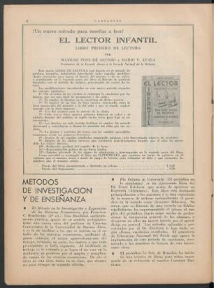 Métodos de investigación y de enseñanza
