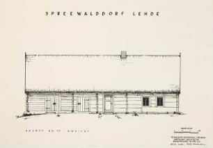 Lehde, Wohnhaus, Bauaufnahme
