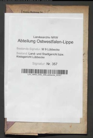 Erblasser: Brockschmidt, Christine Marie Engel, geb. Knost: