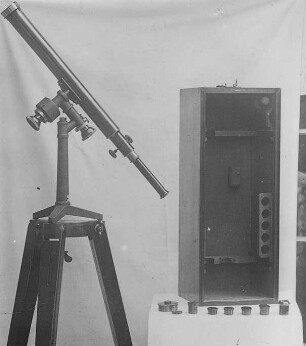 Schulfernrohr nach Archenhold : Technikgeschichte | Astronomie | Astronomische Instrumente | Hilfsinstrumente