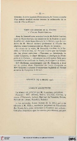 Séance du 6 mars 1925