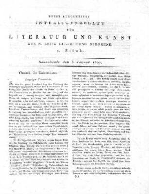 1807-01-03 : 1. Stück