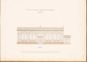 Königliches König-Wilhelms-Gymnasium, Breslau: Turnhalle: Ansicht