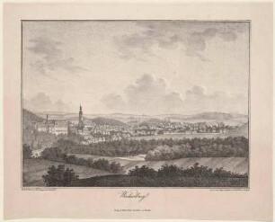 Wechselburg mit dem Benediktinerkloster (auch Kloster Zschillen) und der Basilika, westlich von Mittweida, Blick von Nordosten