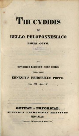Thucydidis De bello Peloponnesiaco : libri octo, 3,1