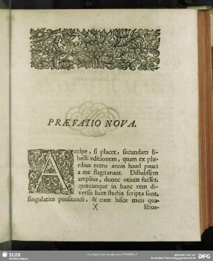 Praefatio Nova
