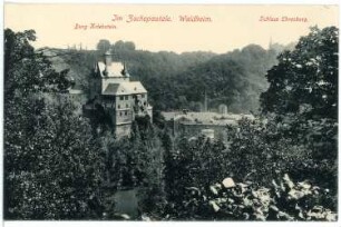 Kriebstein. Burg Kriebstein und Schloss Ehrenberg