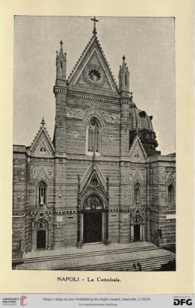 Napoli – La Cattedrale – La Cathédrale (Façade) – The Cathedral (Façade) – Der Dom (äussere Front)
