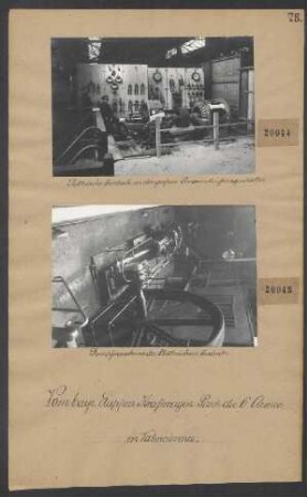 Dampfmaschine der elektrischen Zentrale