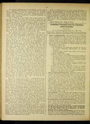 Westfälischer Provinzial-Verein des katholischen Lehrer-Verbandes : Niederschrift über die Vorstandssitzung in Hamm am 3. Mai 1919