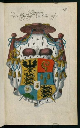76, Wappen des Bischofs zu Chiemsee