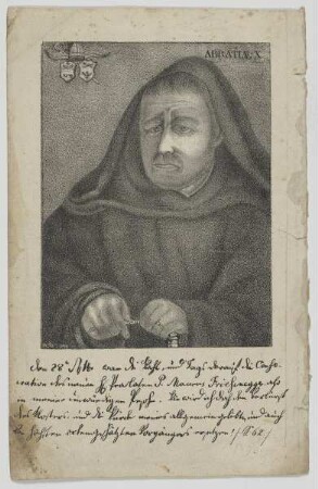 Bildnis des Maurus Friesenegger