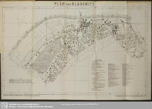 Karte : Situationsplan von Blasewitz