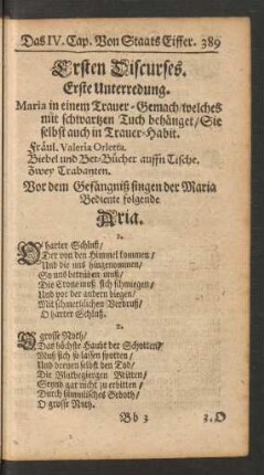 Ersten Discurses. Erste - Zehende Unterredung.