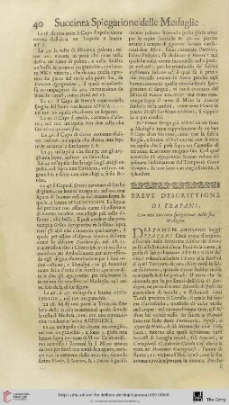 Breve descrittione di Trapani