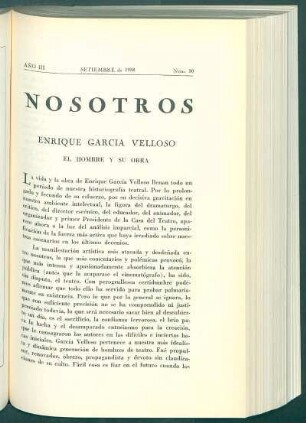 Enrique García Velloso : El hombre y su obra