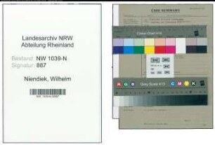 Entnazifizierung Wilhelm Niendiek , geb. 00.00.0000 (Bahnbeamter)