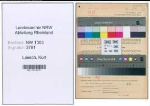 Entnazifizierung Kurt Laesch , geb. 18.09.1919 (Verw.Angestellter)