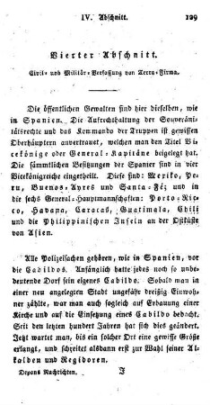 Civil- und Militärverfassung von Terrafirma.
