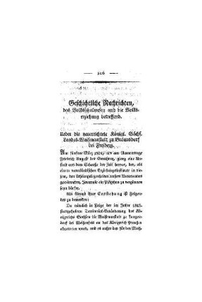 Geschichtliche Nachrichten, das Volksschulwesen und die Volkserziehung betreffend