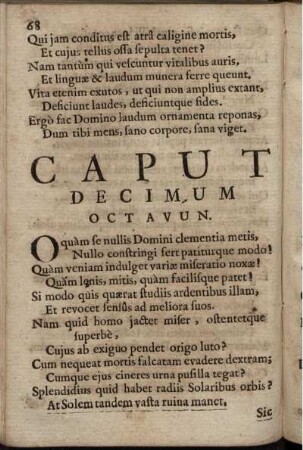 Caput Decimum Octavum