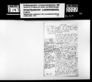 Ortsbeschreibung von Grömbach mit Notizen [des Oberstudienrats Kapf] und Ergänzungen [von Finanzassessor Karl Eduard Paulus]