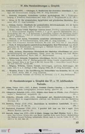 - 75 IV. Alte Graphik und Handzeichnungen (Nr. 962-1231)
