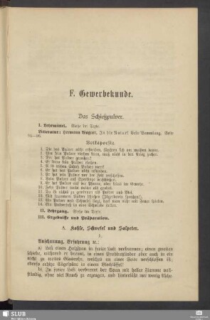 F. Gewerbekunde