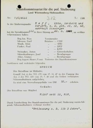 Neff, Otto