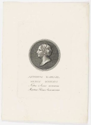 Bildnis des Antonivs Raphael Mengs Bohemus