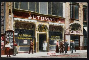 Leipzig : Automat "Goldner Hirsch", Petersstraße 37