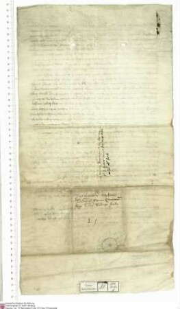 Der Notar Berthold [genannt Rode], von Aschaffenburg, [Sohn des] verstorbenen Emicho (Embrichonis) genannt Rode von Aschaffenburg, Kleriker der Ma...