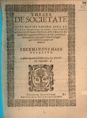Theses de societate