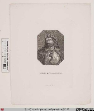 Bildnis Rudolf I. von Habsburg, deutscher König (reg. 1273-91)