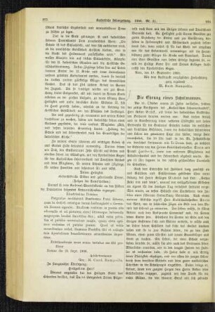 ¬Die¬ Ehrung eines Schulmannes