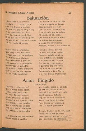 Amor Fingido : Lamentos