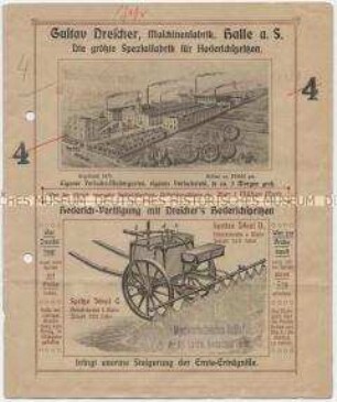 Hederichvertilgung mit Dreschers Hederichspritzen