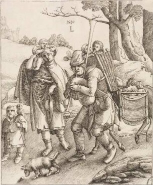 Eulenspiegel Bettler auf Wanderschaft