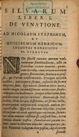 Iacobi Balde E Societate Iesv Sylvae Lyricae