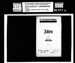 Leschke, Hans (*02.03.1883); Chordirektor